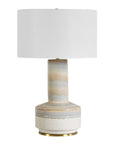 Armitage - Textured Table Lamp - Blue / Brown / Gray / White