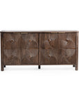 Lina - 4 Door Cabinet - Kona Brown