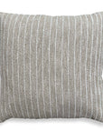 Involve - Outdoor Striped Pillow - Gray / White