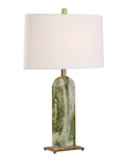 Moorea - Marble Table Lamp - Green