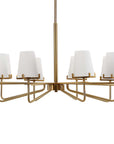Lassen - 8 Light Chandelier - Brass