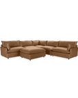 Caplan - 6 Piece Modular Sectional With Ottoman