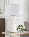 Ridgeline - Matte White Table Lamp - White