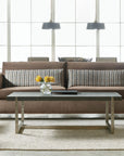 Chapman - Mixed Media Rectangle Cocktail Table - Pearl Silver