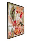 Garden City - Abstract Art - Green / Orange / Pink