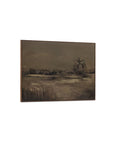 Ode - Framed Painting - Dark Brown