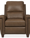 MS - Julian Zero Gravity Power Recliner with Power Headrest - Dark Brown