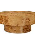 Knots - Poplar Round Coffee Table - Light Brown