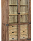 Vineyard Row - Display Cabinet - Light Brown