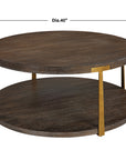 Palisade - Round Wood Coffee Table