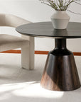 Myron - Dining Table - Dark Sheesham