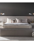 Modern - Lux King Wall Bed - Gray