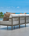 Borneo - Outdoor Sofa - Brown / Oyster White