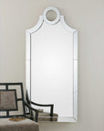 Acacius - Arched Mirror - Pearl Silver