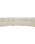 Fraser - 3 Piece Modular Sectional With Slipper - White