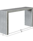 Aerina - Console Table - Aged Gray