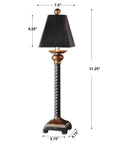 Bellcord - Buffet Lamp - Black