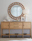 Retreat - Pole Rattan Accent Mirror