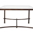 Warring - Iron Coffee Table - Dark Brown