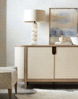 Melange - Arbor Credenza - Beige / Light Brown