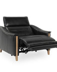 Cullman - Leather Power Recliner Accent Chair - Black