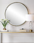 Wesley - Round Mirror - Gold