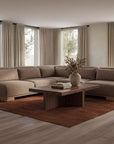 June - Corner Modular Sectional - Dark Brown