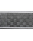 Checkerboard - 4 Door Cabinet - Gray