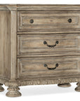 Castella - 3-Drawer Nightstand - Light Brown