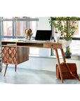 O2 - Desk - Caramel Brown