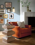 Sonnet - Square End Table - Dark Gray