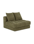 Davie - Slipper Chair - Olive Green