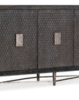 Melange - Keenan 5-Door Credenza - Dark Brown