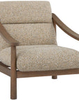 Colt - Occasional Chair - Beige / Dark Brown