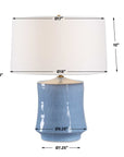 Kamara - Powder Table Lamp - Blue