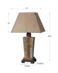 Slate - Accent Lamp - Light Brown