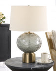 Lunia - Gray Glass Table Lamp