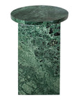 Grace - Marble Accent Table - Dark Green