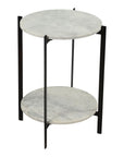 Melanie - Accent Table - White