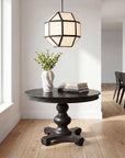 Hoi An - 4 Light Geometric Chandelier - Black