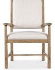 Vineyard Row - Post Back Upholstered Arm Chair (Set of 2) - Beige