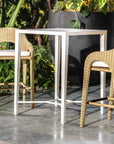 Montellano - Outdoor Bar Table - White