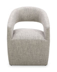 Barrow - Rolling Dining Chair - Gray Storm