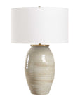 Amos - Ceramic Table Lamp - White
