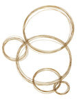 Golden Bubbles - Metal Wall Decor