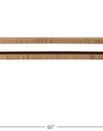Escape - Long Key Console Table - Light Brown