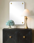 Hamrick - Frameless Mirror - Brass / Gold