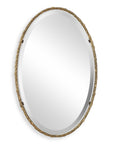 Twisted Branch - Oval Mirror - Gold