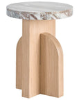 Modern - Riverine Accent Table - Light Brown