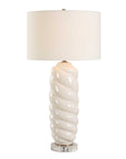 Anneli - Swirl Table Lamp - White